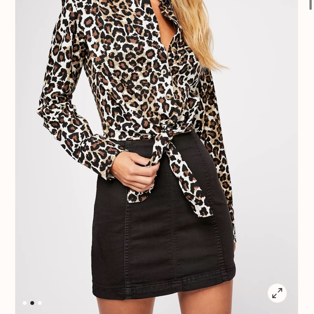 Free people Modern Femme Denim Mini skirt